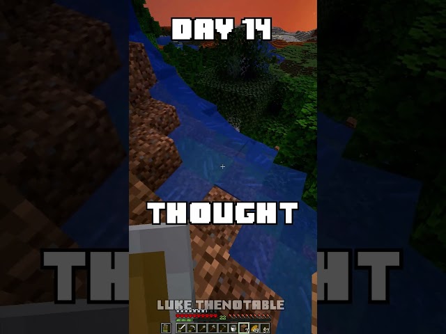 100 Days - [Minecraft Shorts] - Day 14 #minecraft #100days