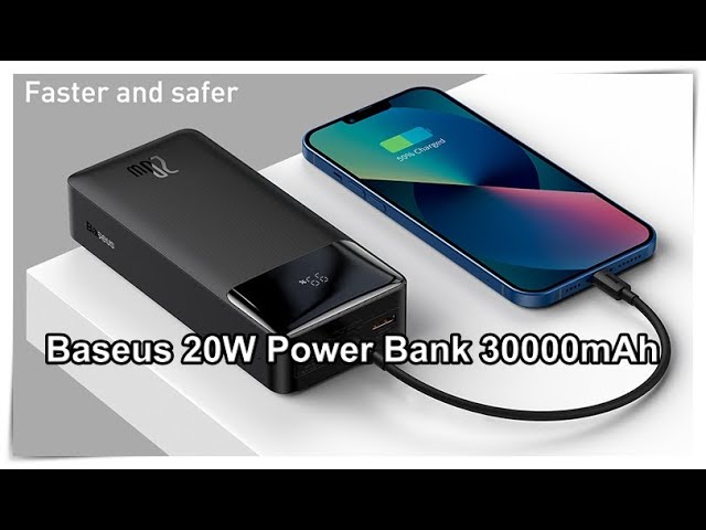 Baseus Power Bank 30000mAH 20w - Unboxing