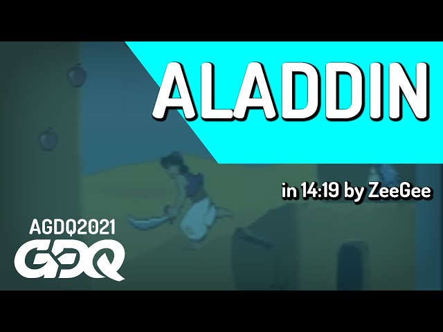 Aladdin by ZeeGee in 14:19 - Awesome Games Done Quick 2021 Online