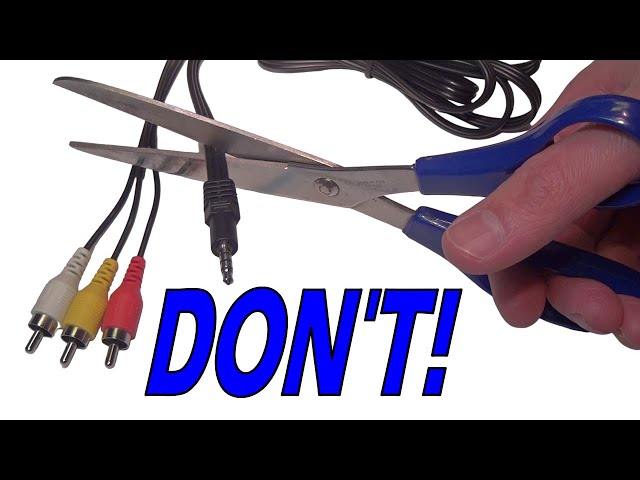 The maddening incompatibility of 3.5mm A/V cables