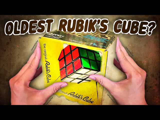 RARE 1980 Rubik’s Cube Unboxing (and breaking 😲)