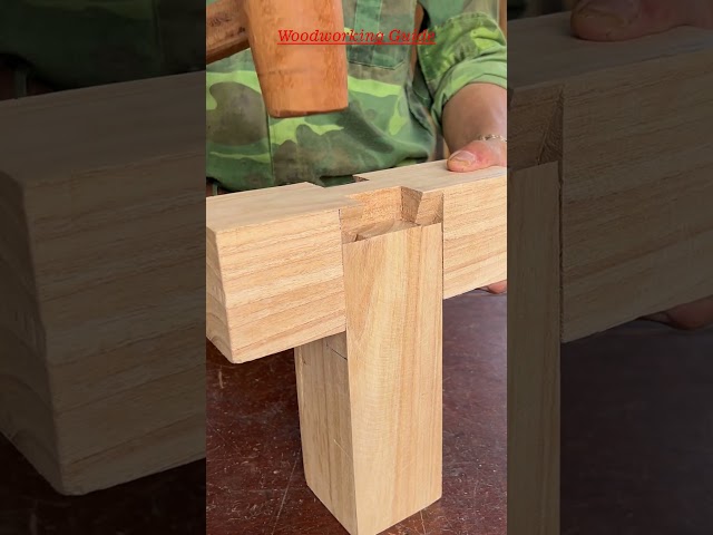 Wood Mortise 1! #woodworkingguide #shorts #woodworking