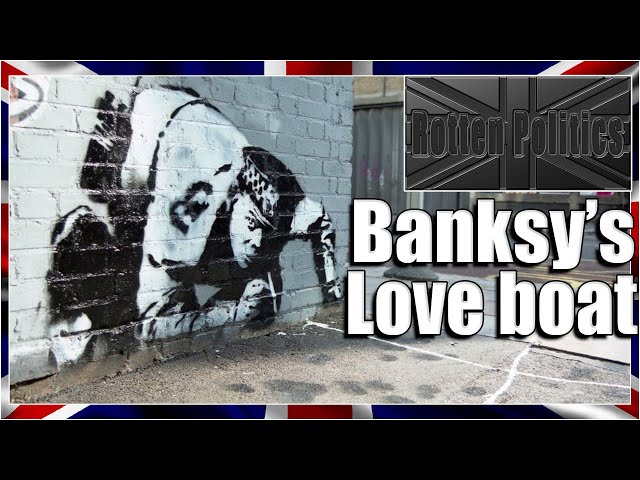 Rotten's short shorts   Banksy's Love boat