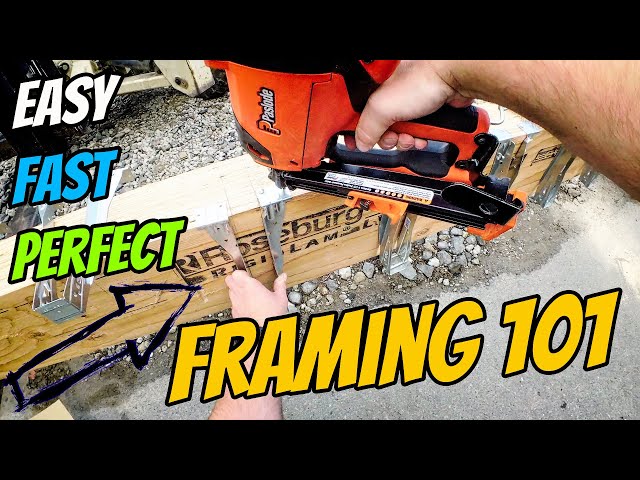 Framing 101: How to Precisely Install Hangers...Fast