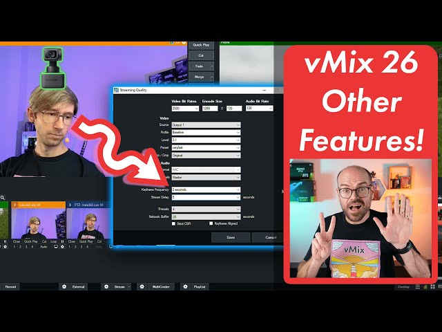 vMix Fun Time Live Show January 2023. Chatting about other vMix 26 features...