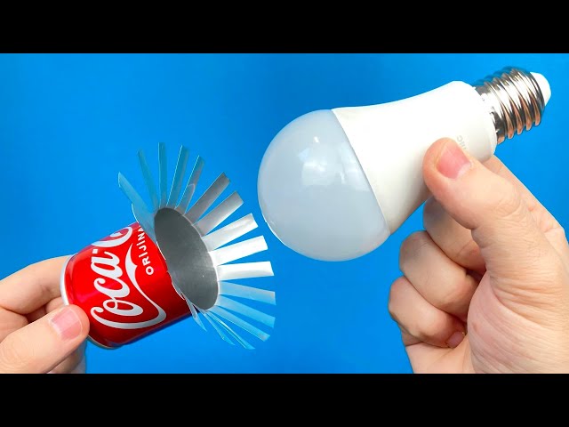 Put Coke Can On Led Bulb and You Will Be Amazed at The Result!
