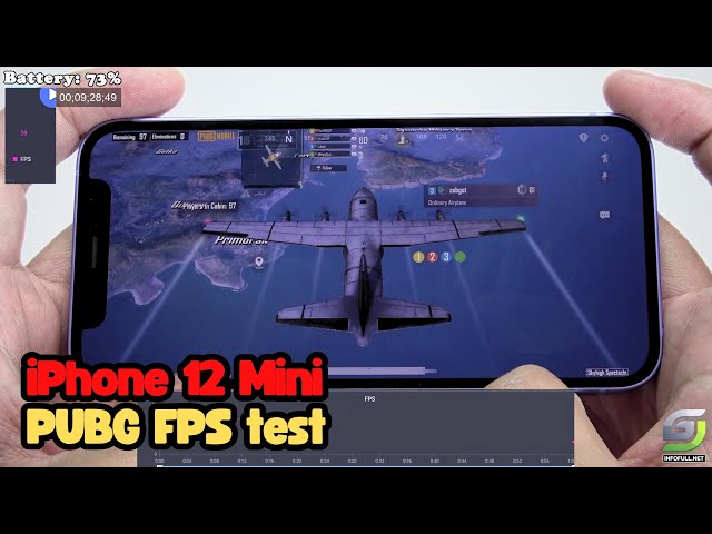 iPhone 12 Mini test game PUBG Mobile Update 2024 | Apple A14 Bionic
