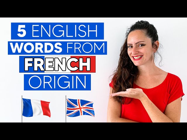 5 English Words From French Origin 🇫🇷 🇬🇧