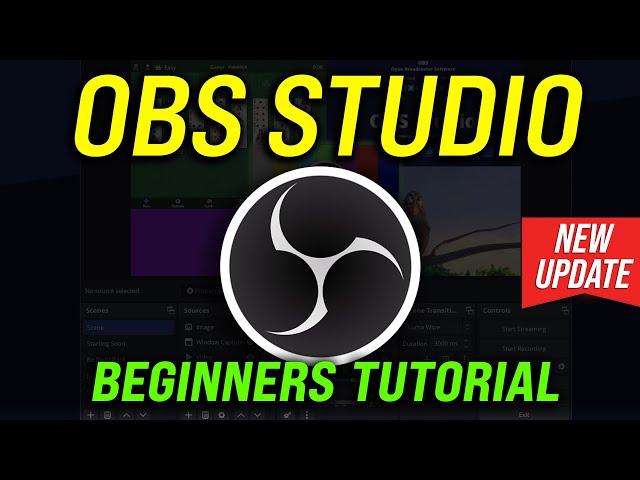 How to Use OBS Studio - 2024 Beginner Tutorial