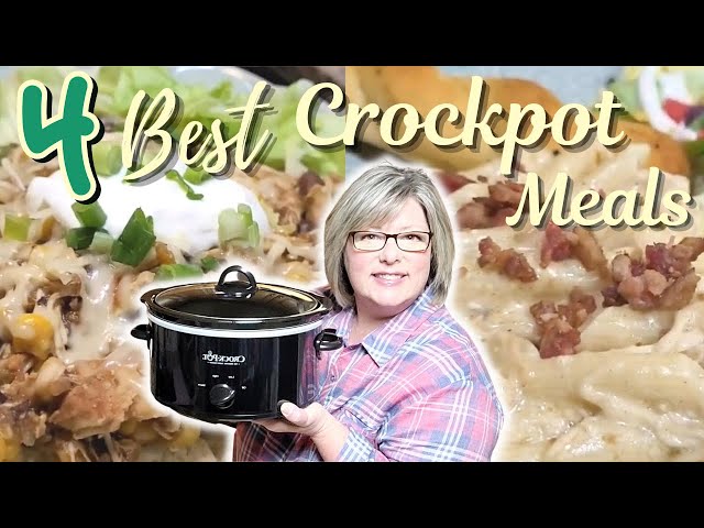 4 BEST Dump and Go Crockpot Recipes | CHEAP Quick & Easy Slow Cooker Meals Your Family Will Love