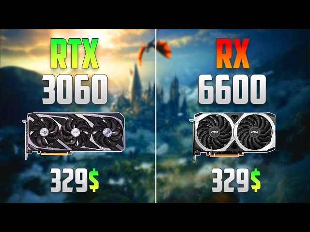 RTX 3060 vs RX 6600 - Test in 8 Games