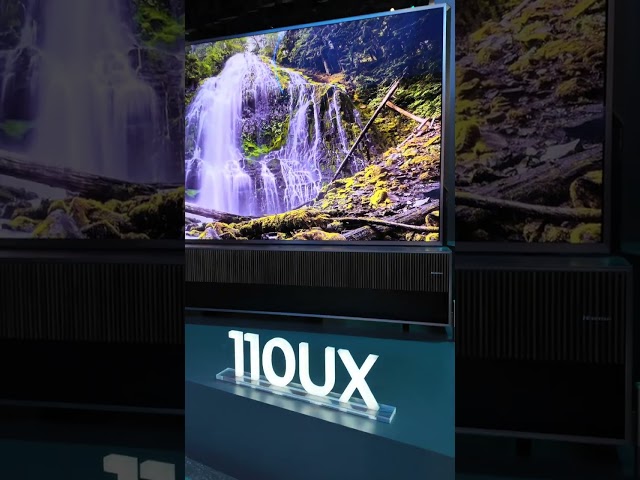 Massive 110-inch Hisense TV with 10,000 nits brightness! 🔆
