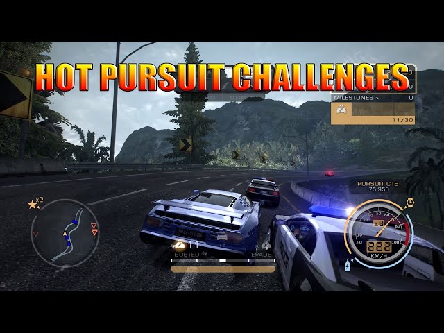 NFS Hot Pursuit Challenges - Bugatti EB110 Super Sport (Challenge #66 Hard)