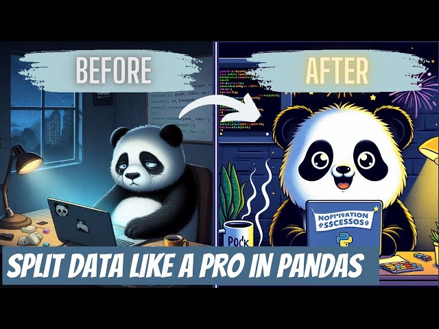 Master Data Splitting in Pandas (Data Transformation in Python)