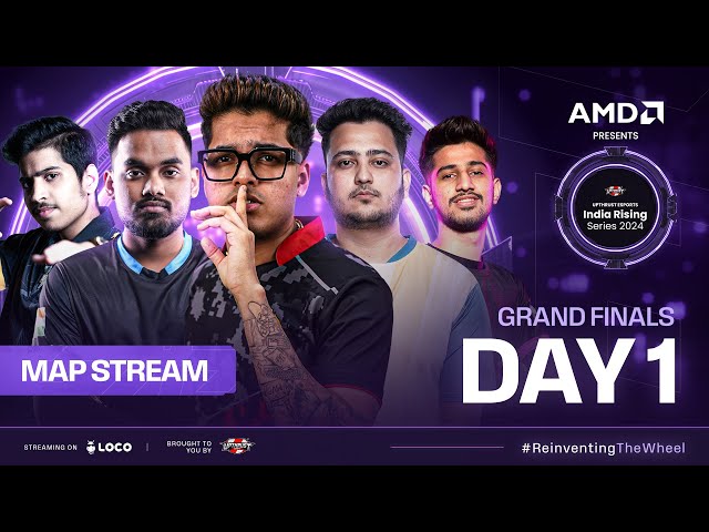[MAP FEED] AMD Presents UE India Rising Series 2024 | BGMI | Grand Finals Day-1