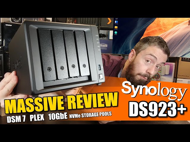 Synology DS923+ NAS Review - Hardware, DSM Apps, 10GbE, NVMe Storage Pools, Plex & EVERYTHING Else!