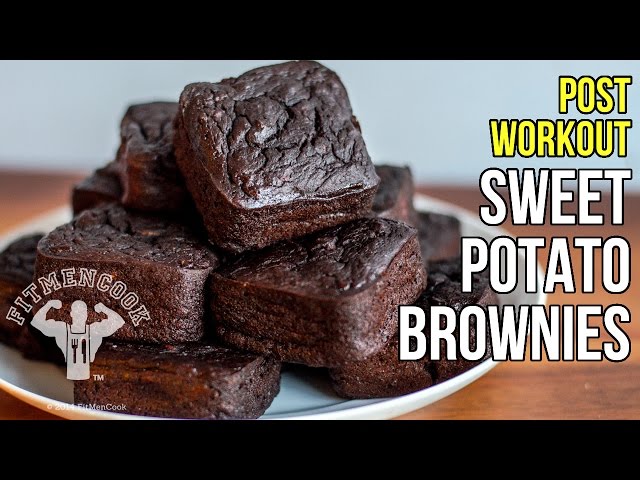Post-Workout Sweet Potato Brownies for Meal Prep / Brownies de Batata