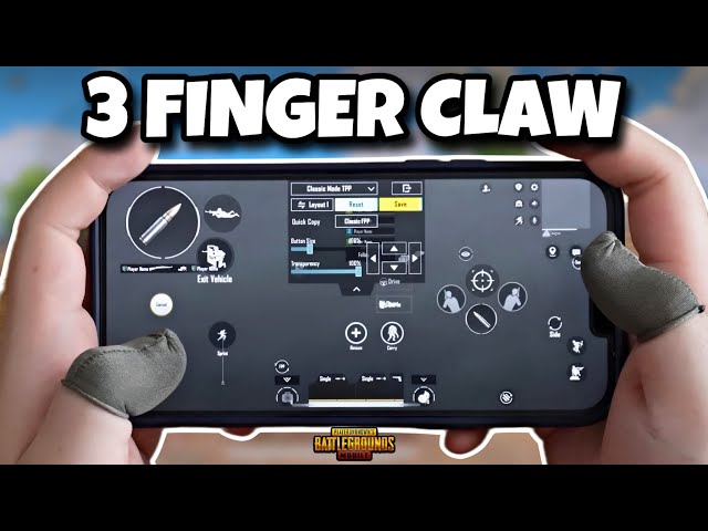 Best 3 Finger Claw PUBG MOBILE | Best 3 Finger Claw Bgmi | 3 Finger Setup Guide/ Controls Code