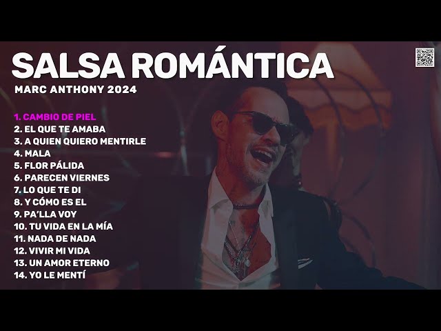 Marc Anthony - Salsa Romántica Grandes Éxitos 2024