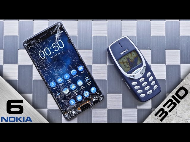Nokia 6 vs Nokia 3310 DROP Test! A New Legend?