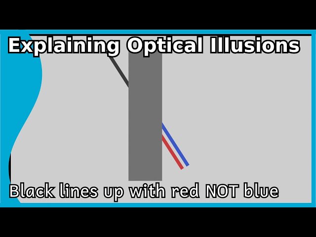 Explaining Optical Illusions: Part 5 - The Café wall Illusion and The Pogendorff Illusion