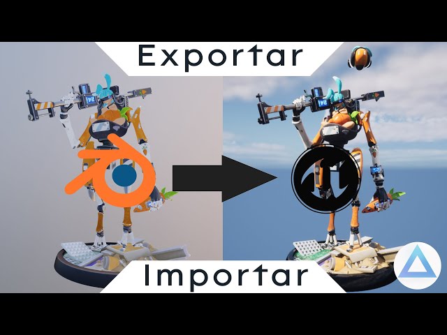 Como exportar de Blender a Unreal Engine 5