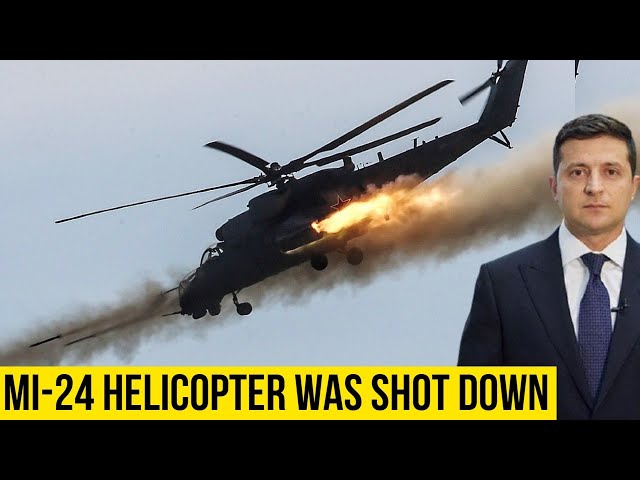 Russian Helicopter shot down by American Stinger Missile near Kherson.