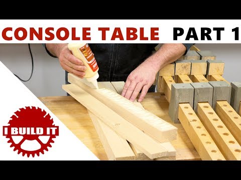 Free Woodworking Course - Making A Console Table