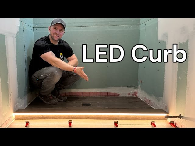 Amazing LED Shower Curb!