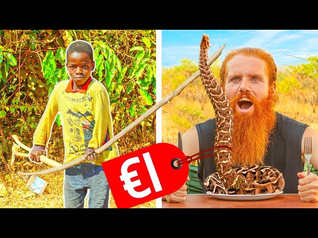 This 8 year old hunted Africa’s deadliest snake… I ate it