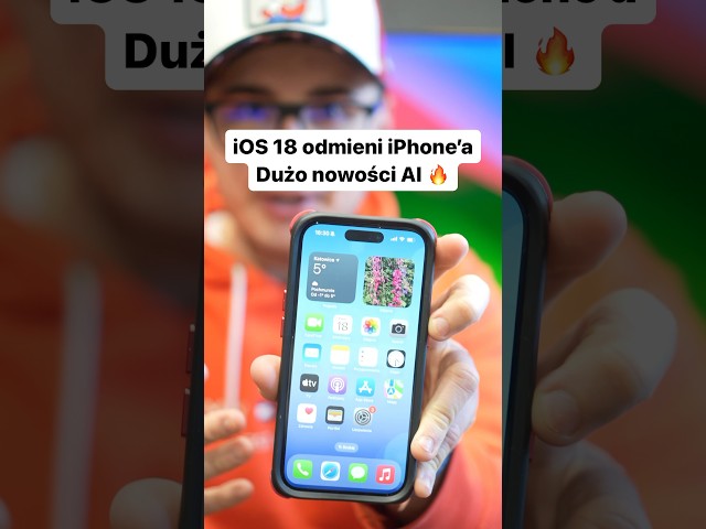 iOS 18 odmieni iPhone’a! Dużo nowości AI 🔥