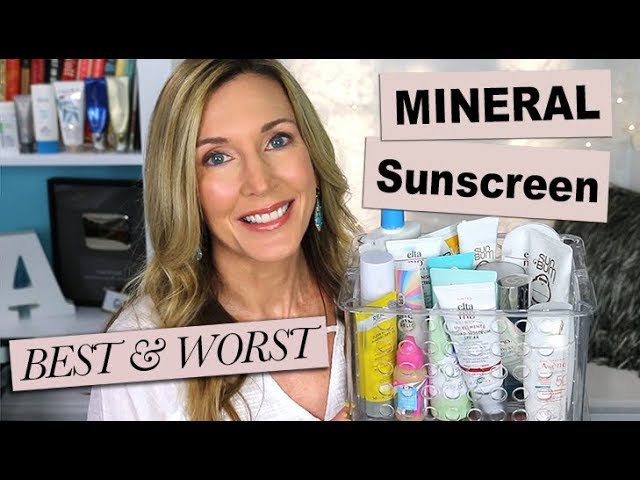Best & Worst ~ Testing All Mineral Sunscreens for Face!
