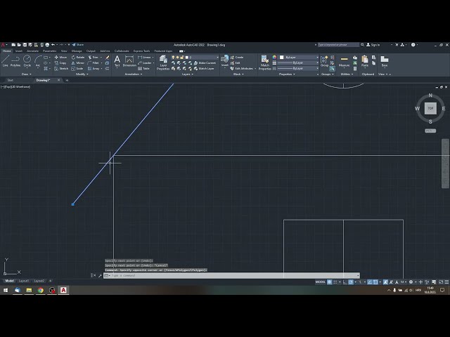 How to draw front view of a house architectural drawing in AutoCAD