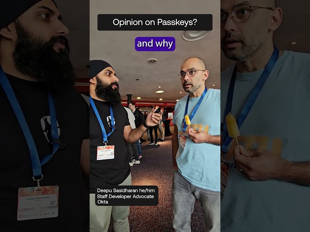 Asking devs their opinion on passkeys