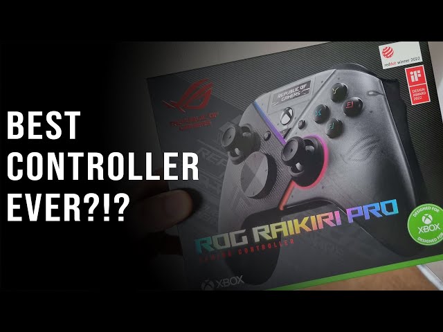RAIKIRI PRO Unboxing and First Look! BEST CONTROLLER EVER?!?! #ForThoseWhoDare #asus #ad