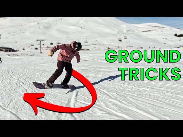 4 Easy Snowboard Ground Tricks to Learn First
