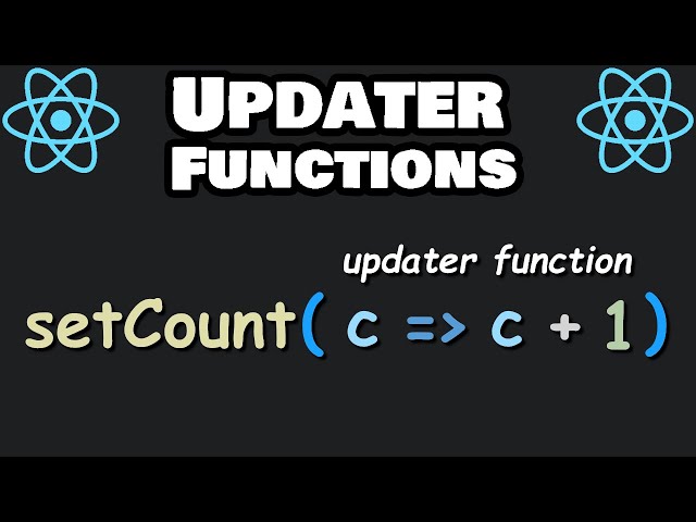 What are React updater functions? 🔄