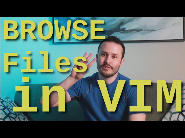 VIM TRICKS Episode 3 - Learn How To Browse Files - NetRW Basics
