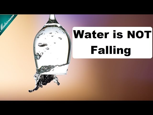 Water is suspended in midair | Water is not falling from upside down cup.