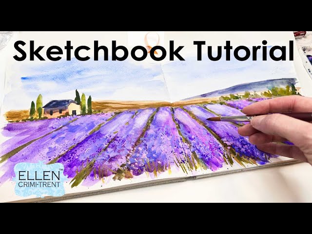 Watercolor sketchbook tutorial for beginners
