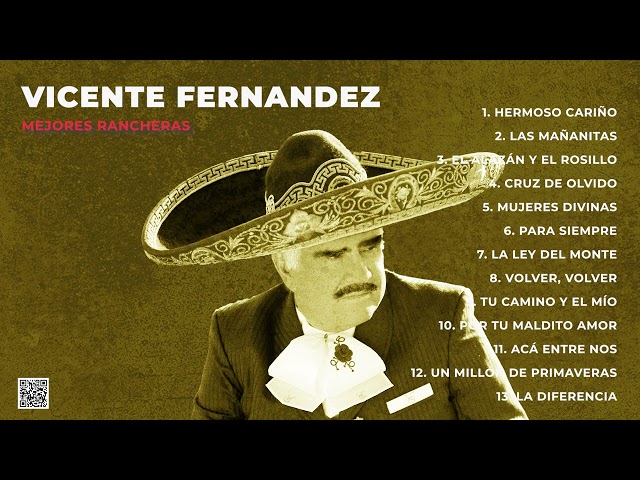 Vicente Fernández Grandes Exitos (Top Hits) 2023