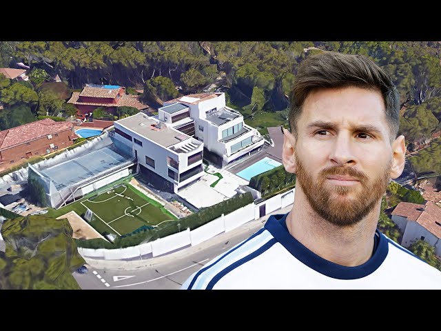 Lionel Messi's House In Barcelona (Inside & Outside Design)