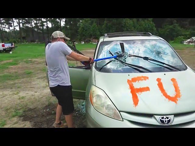 Destroying My Friend's Car And Surprising Him With A New One - Slime
