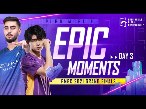 PMGC Grand Finals Day 3 🏆【Epic Moments | PUBG MOBILE】