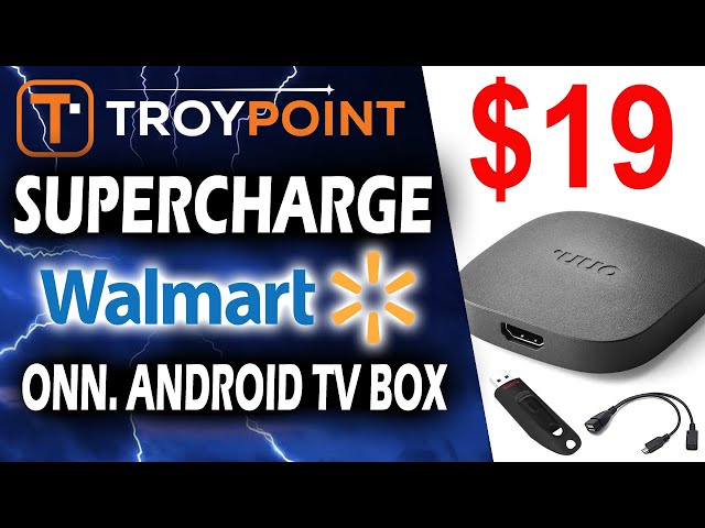 Supercharge New $19 Walmart onn. Google TV Android Box