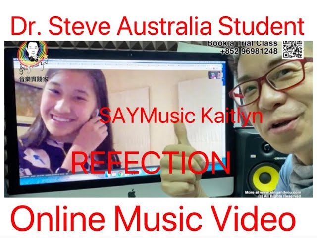 Reflection (Vocal Student Australia Kaitlyn) | 學唱歌 | 線上學唱歌 | 小朋友學唱歌 | 香港學唱歌 | 譚芷昀 | Vocal Coach |