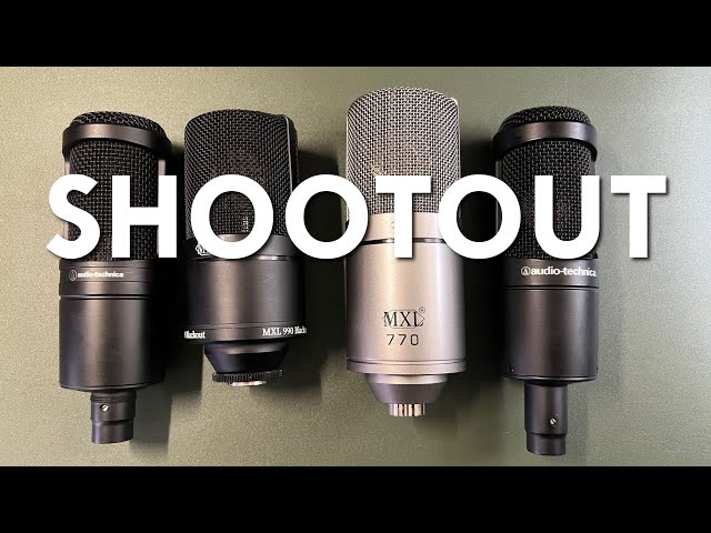 MXL 990  - Budget mic shootout