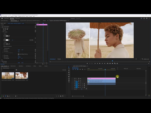 Splitscreen erstellen (Split Screen Effekt) – Premiere-Pro-Tutorial