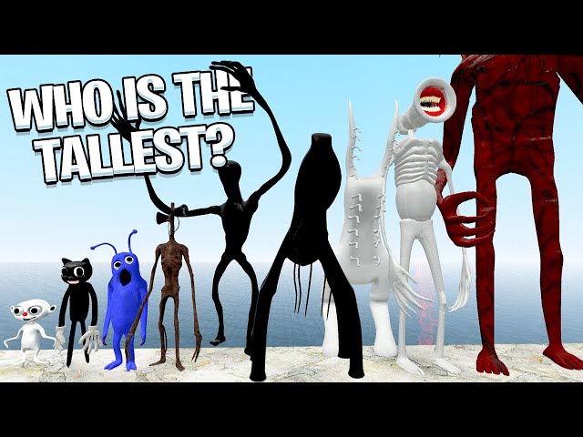 Who is the TALLEST Trevor Henderson Creature? (Garry's Mod)