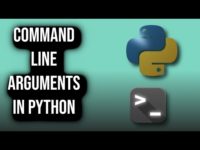 How To Use Command Line Arguments In Python